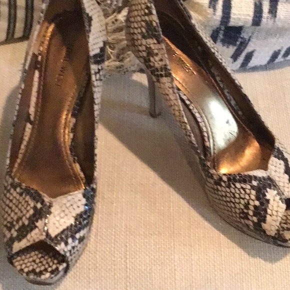 Nine West pumps faux snake print - Picture 9 of 9